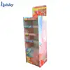 Moveable Easy Folded Cardboard Cd Dvd Point Of Sale Display Stand Rack Shelf