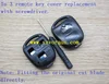 To 3 button remote key shell case replacement (with screwdriver)