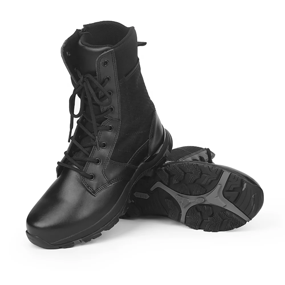 

Ultralight Combat Boots Military Special Leather Waterproof Tactical Desert Combat Boot Men's Army Combat Boots 36-46 EU