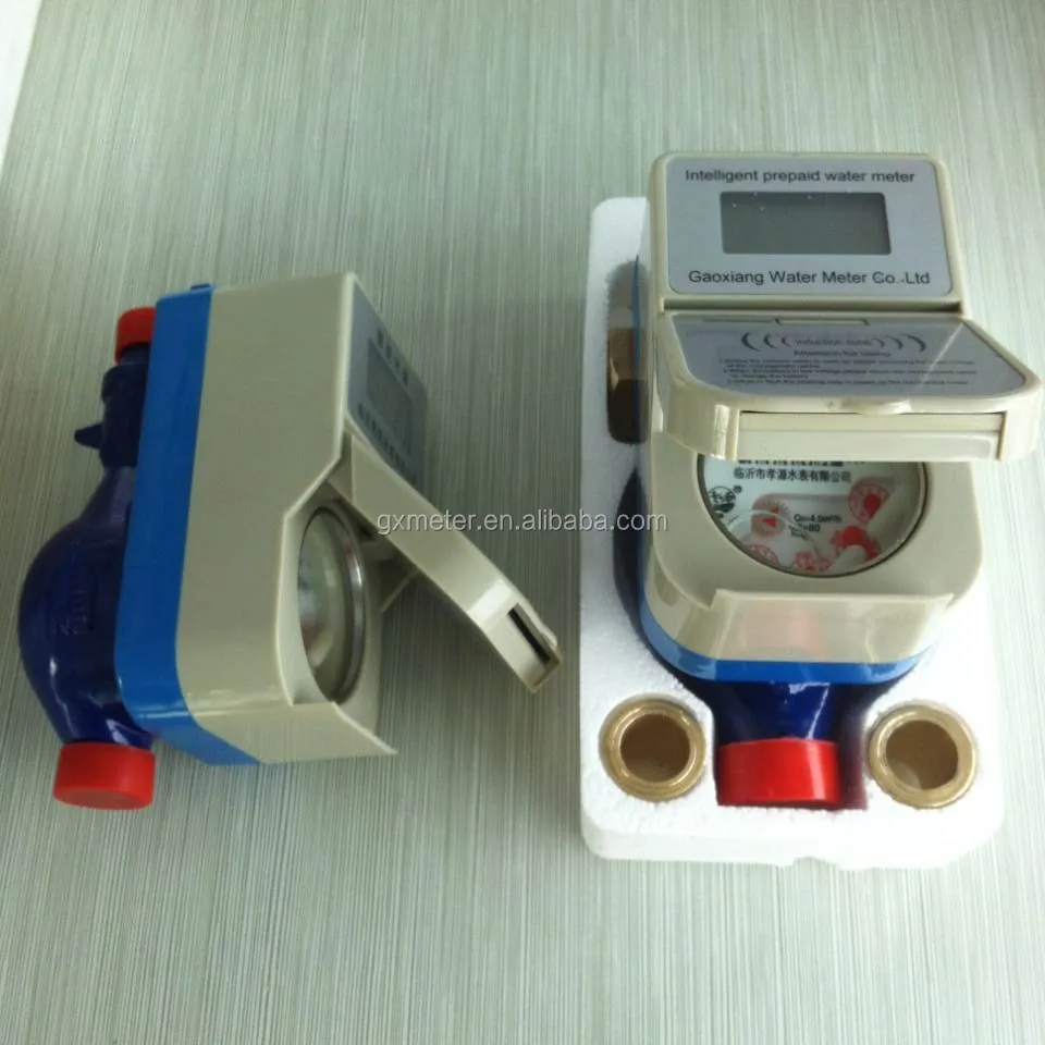 brass body prepaid water meter (Touch type) for Japanese market