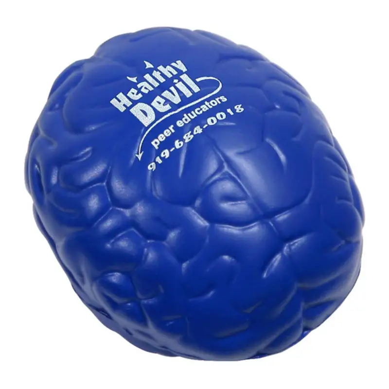 promotional pu foam brain stress balls