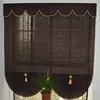 manual bamboo window cover roman blinds decoration for home