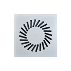 Air supply and exhaust adjustable blades air vent diffuser