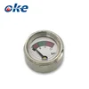China ABC Fire Extinguisher Mini 6-11 BAR ABS Plastic Seal 1 Inch Diaphragm Brass Pressure Gauge For Fire Extinguisher