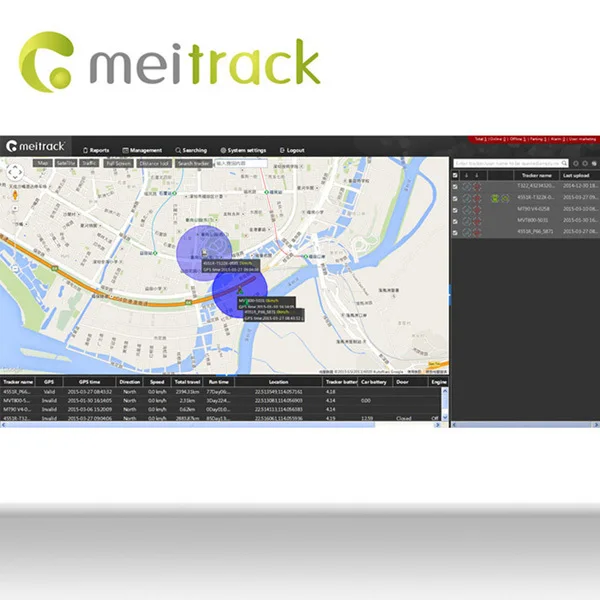 Meitrack software license management gps tracking software for gps tracker with google Maps Customization accepted MS03