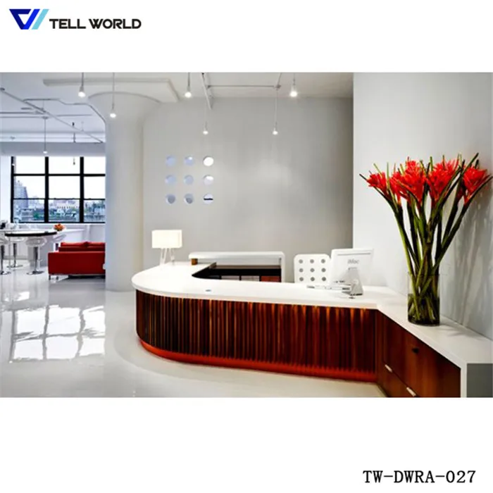 Salon White Modern Reception Desk Cheap Design View White Modern