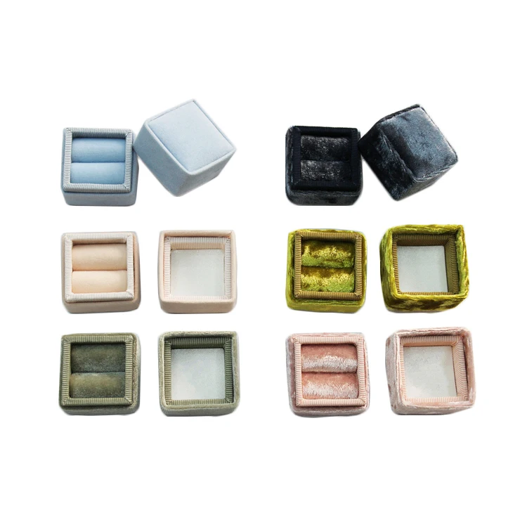 Romantic Sweet Luxury Small Velvet Engagement Ring Jewelry Box, Pink;brown;dark blue;light blue;cyan;custom
Romantic Sweet Luxury Small Velvet Engagement Ring Jewelry Box, Pink;brown;dark blue;light blue;cyan;custom