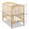 Sized for room to room mobility during nap time kindergarten cribs wooden cradle designs baby bed