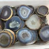 Cheap and fine Hot sale product natural crystal Polished large quartz agate slices stone