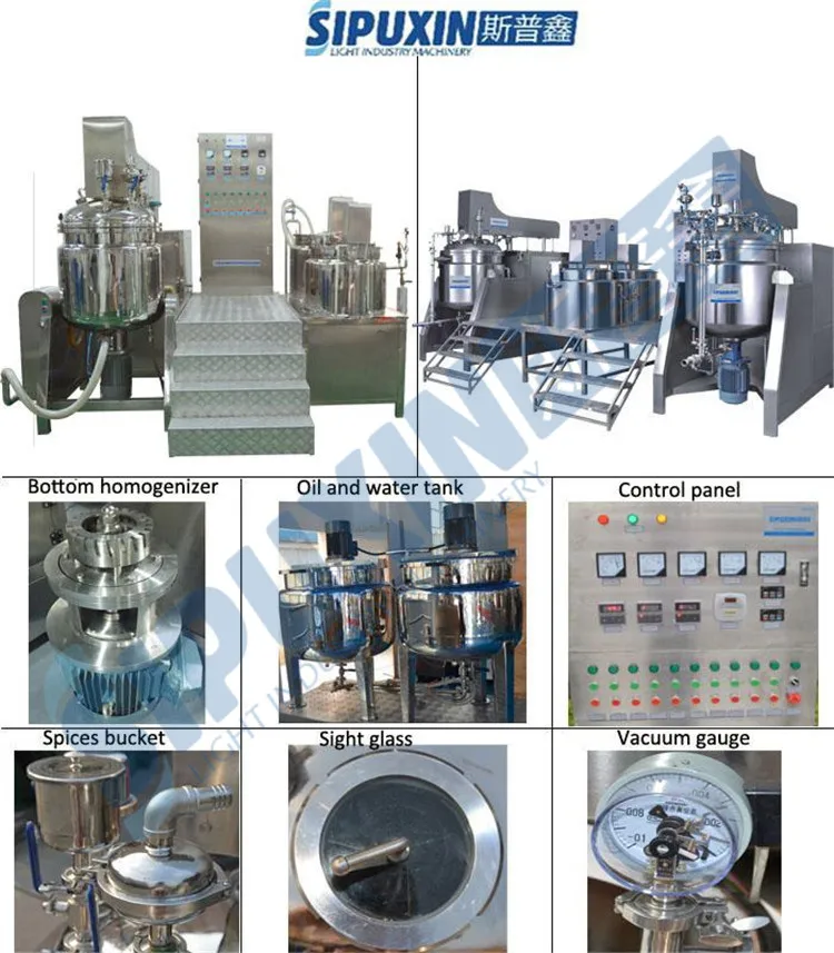 Bottom vacuum homogenizer details 11