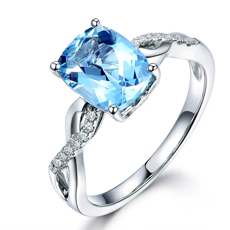 Sea blue Diamond plated silver Engagement Wedding ring Yiwu Hainon Wholesale rings jewelry women
Sea blue Diamond plated silver Engagement Wedding ring Yiwu Hainon Wholesale rings jewelry women