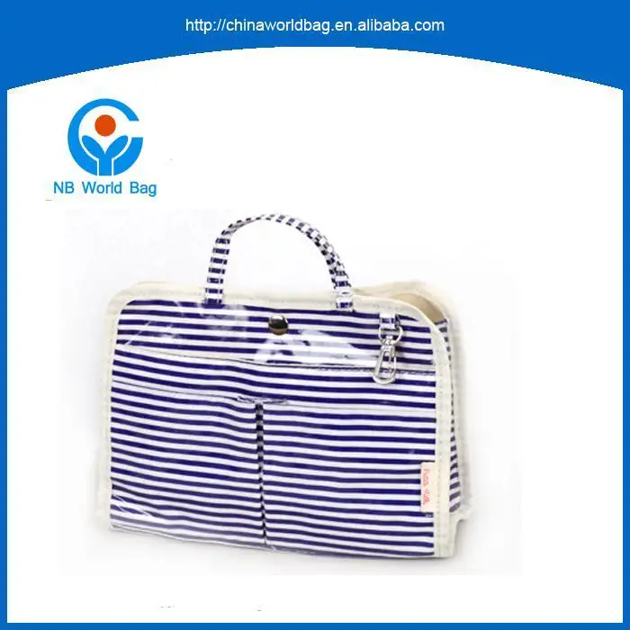 Sample free available Organizer polyester material make up beauty bag