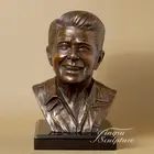 Home decoration african antique bronze bust sculpture