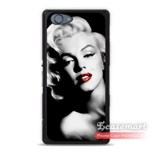 Black White Marilyn Monroe Case For Xperia Z3 Z2 Z1 Z compact For Nexus 6 5 4 LG G3 G2 For Moto G2 G X2 X E Support Wholesale