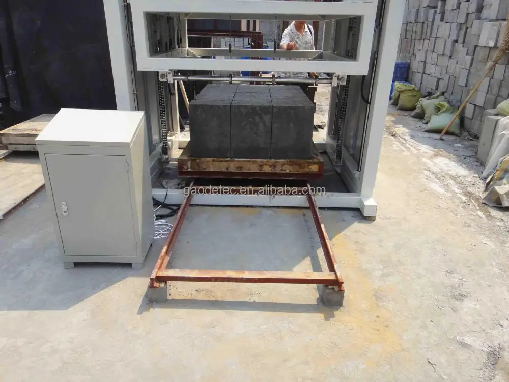 CLC foam concrete block wire cutting machine