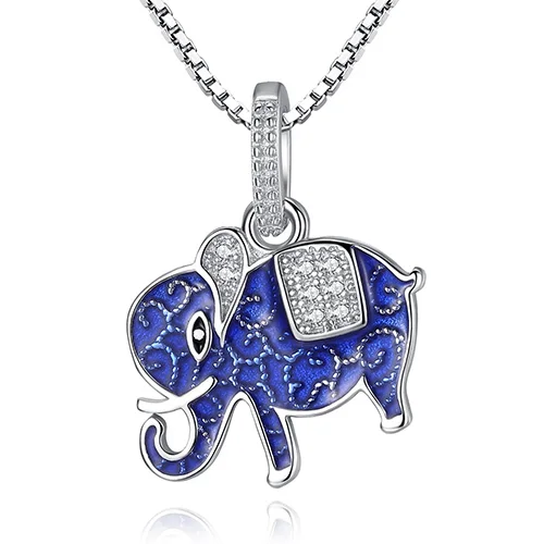 925 Sterling Silver Lovely Elephant Animal Pendant Necklace for Women Children Authentic 925 Silver Jewelry Gift
925 Sterling Silver Lovely Elephant Animal Pendant Necklace for Women Children Authentic 925 Silver Jewelry Gift