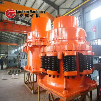 py series spring cone crusher small scale stone crushing plant