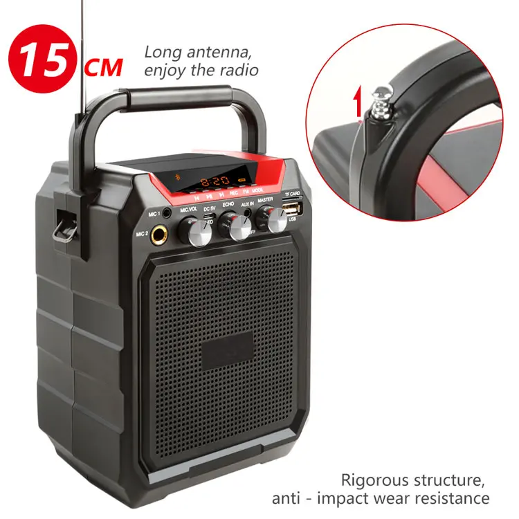K99 Wireless Bluetooth Speaker Portable Bass Gun Sound Mobile Outdoor - ANKUX.COM