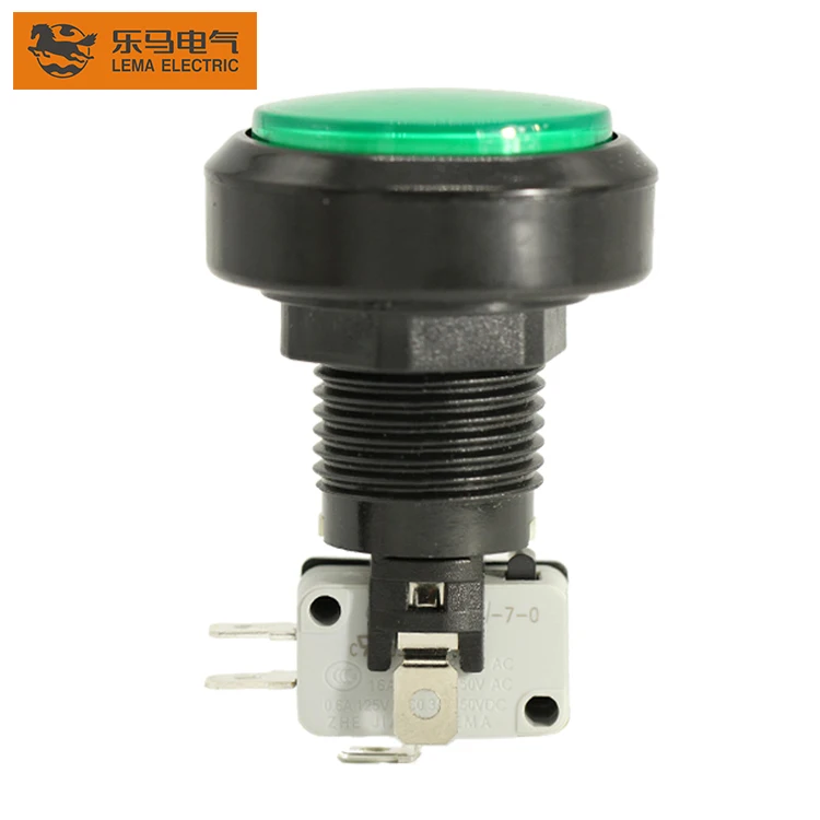 Factory directly sale PBS-004 illuminated electrical led push button switch