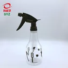 360ml 12oz PE white plastic haricut spray bottle for salon hair dressing with trigger