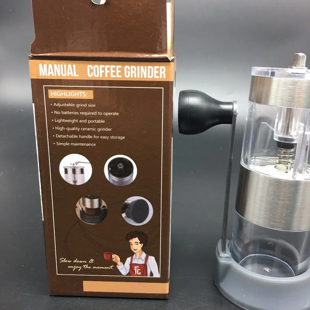 2018 New Arrival 3 In 1 Portable Coffee Grinder Manual Cocoa Bean Grinder With