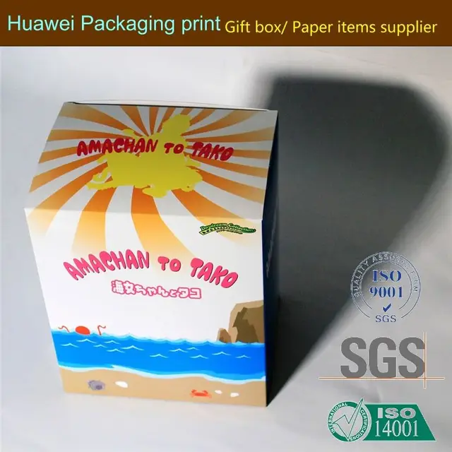 paper product supplier iso9001 flat pack gift box candle box