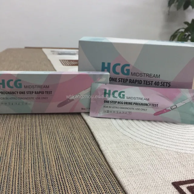 hcg early pregnancy test kit midstream 3.0mm/6.0mm serum/urine