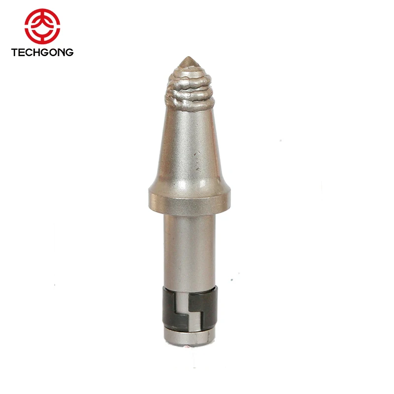 Conical pick tools tungsten carbide tip trench foundation piling rig auger drilling bullet bits
