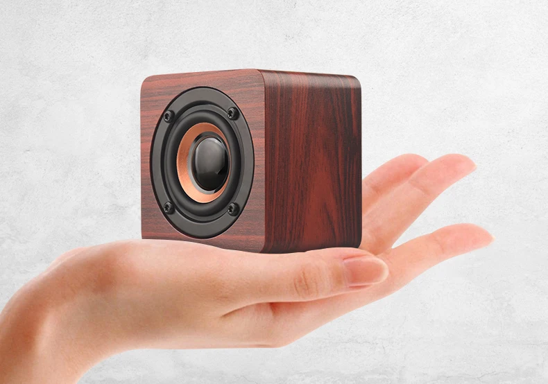 High quality 3W Mini Portable Wood Bluetooth Speaker - ANKUX.COM