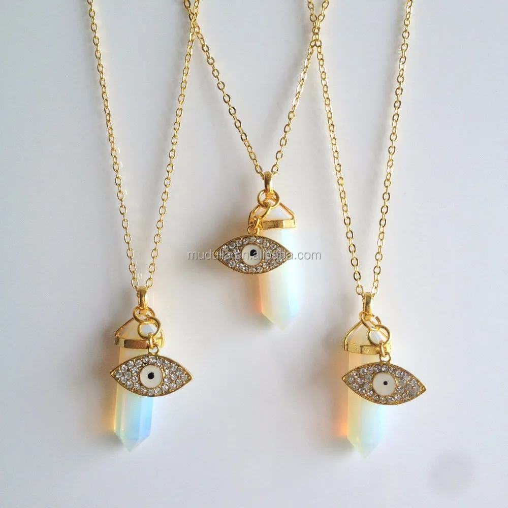 NM12913 Unique Turkish Eye Necklace Opal Point Healing Crystal Quartz Pendant Necklace Chain Necklace Hexagon
NM12913 Unique Turkish Eye Necklace Opal Point Healing Crystal Quartz Pendant Necklace Chain Necklace Hexagon