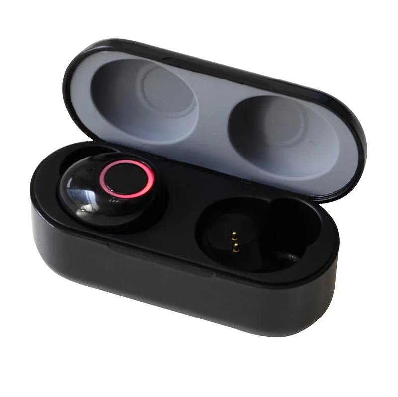 

magnetic noise cancellation stereo earphone charging sweatproof IPX5 tws mini true wireless headphones handsfree earbuds