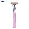 custom lady razor pink handle razors