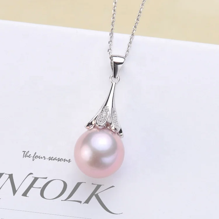 10-11mm Real Natural freshwater pearl necklace with 925 sterling silver pendant necklace for women Natural pearl jewelry
10-11mm Real Natural freshwater pearl necklace with 925 sterling silver pendant necklace for women Natural pearl jewelry