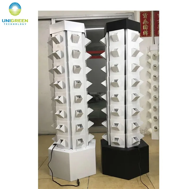 Pvc Material Hydroponic Vertical Tower Garden Growing System Buy
