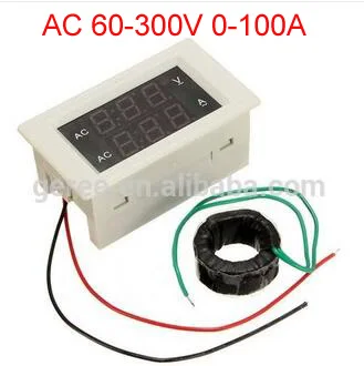 DC 0-100 V 10 A Dual DEL Display Digital voltmètre Ammeter Voltage Power AMP