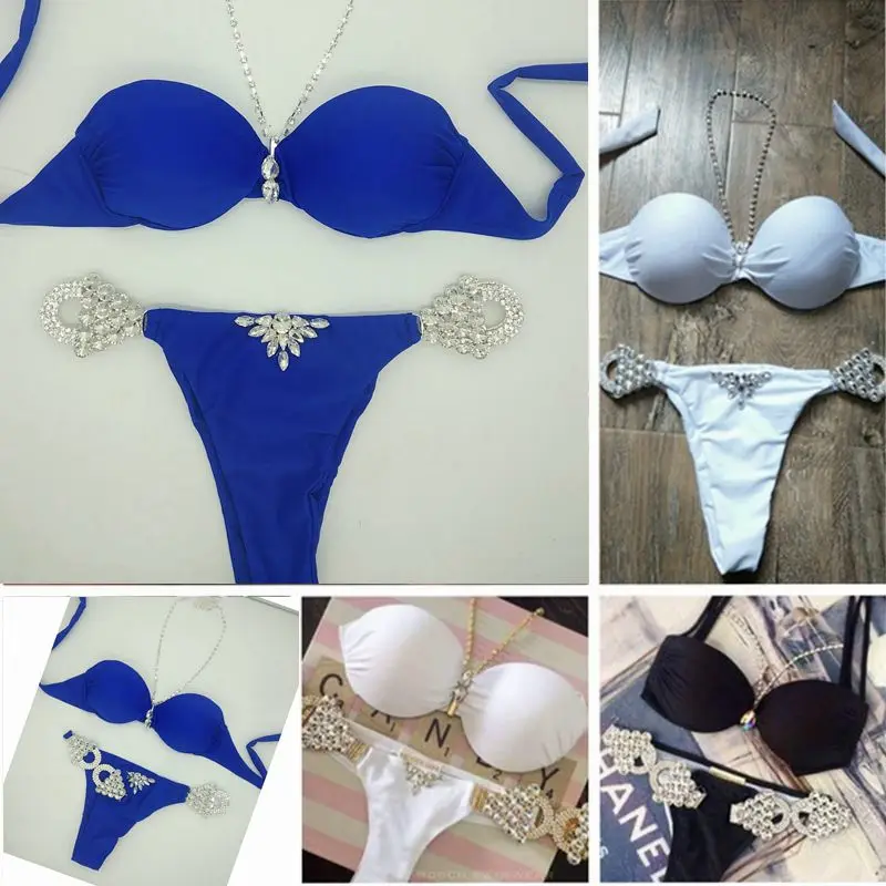 2018 Venus Vacation new blue sexy women bikini set bling stones crystal white and black sexy stock swimwear brazilian bikini, As the buyer need
2018 Venus Vacation new blue sexy women bikini set bling stones crystal white and black sexy stock swimwear brazilian bikini, As the buyer need