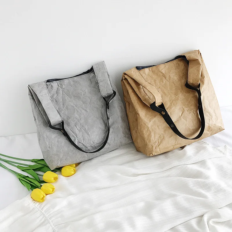 Custom promotional nomex fabric reusable strong tear resistant tyvek kraft paper tote shoulder bags women handbags 2021, Custom made
Custom promotional nomex fabric reusable strong tear resistant tyvek kraft paper tote shoulder bags women handbags 2021, Custom made