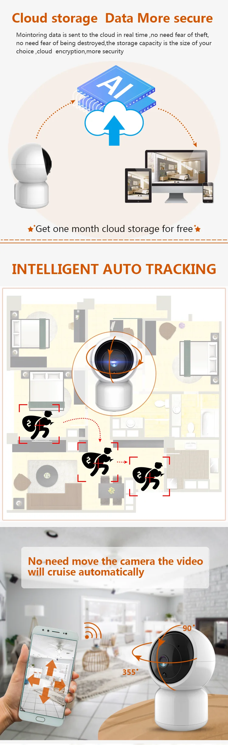 wifi 2p2 wireless 2mp ip camera