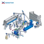 Feed meal processing line for rendering plant