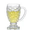 New design fantastic pineapple shape high quality wine glass cup juice glass cup