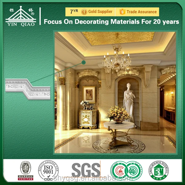 Top Quality Home Decoration Gypsum/Plaster Cornice Designs