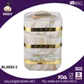 Golden 3 Layer Containers Food Warmer