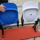 sport HDPE riser mounted folding chair tip-up stadium seat
