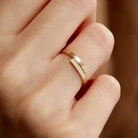 

Mcllroy 2019 Simple Dainty Finger Rings for women Thin Adjustable Midi Stainless Steel Ring Knuckle Ring Trinkets