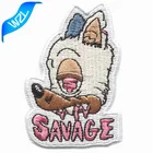 Patch Arm Patches Garment Patch Down Wear Logo Patch Savage Design Shoulder Arm Patch Embroidery For Garments