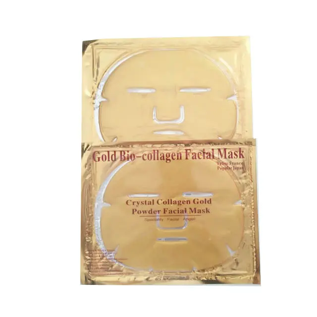 label 24k gold face masks collagen whitening moisturizing facial