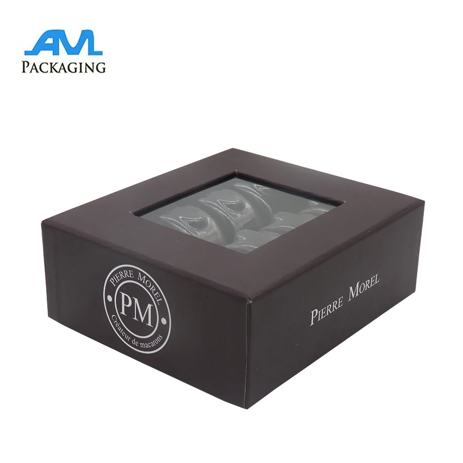 gift macaroon packing paper macaron packaging box material: art