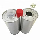 custom 1liter tin can oil additive metal can with plastic lids