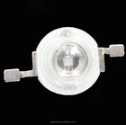 高放射電源 3 ワット紫外線 led LG チップ 3 ワットハイパワー UV 370nm led シリコーンレンズ 60 度