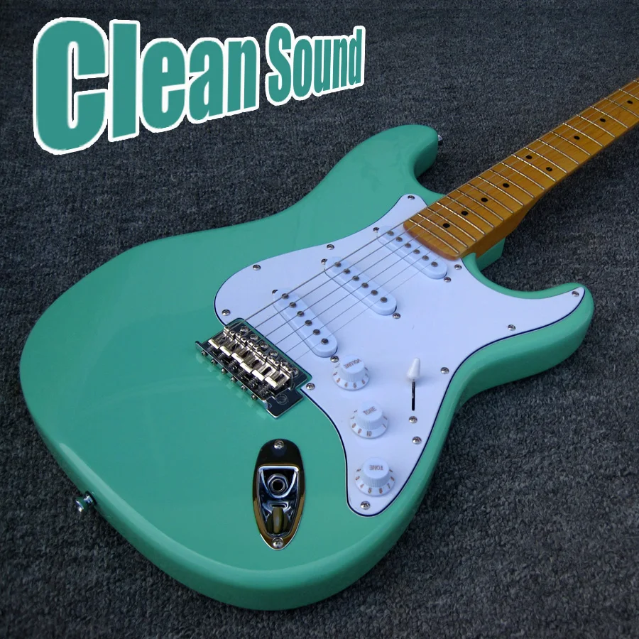 solid body st surfer green custom sss global chinese factory